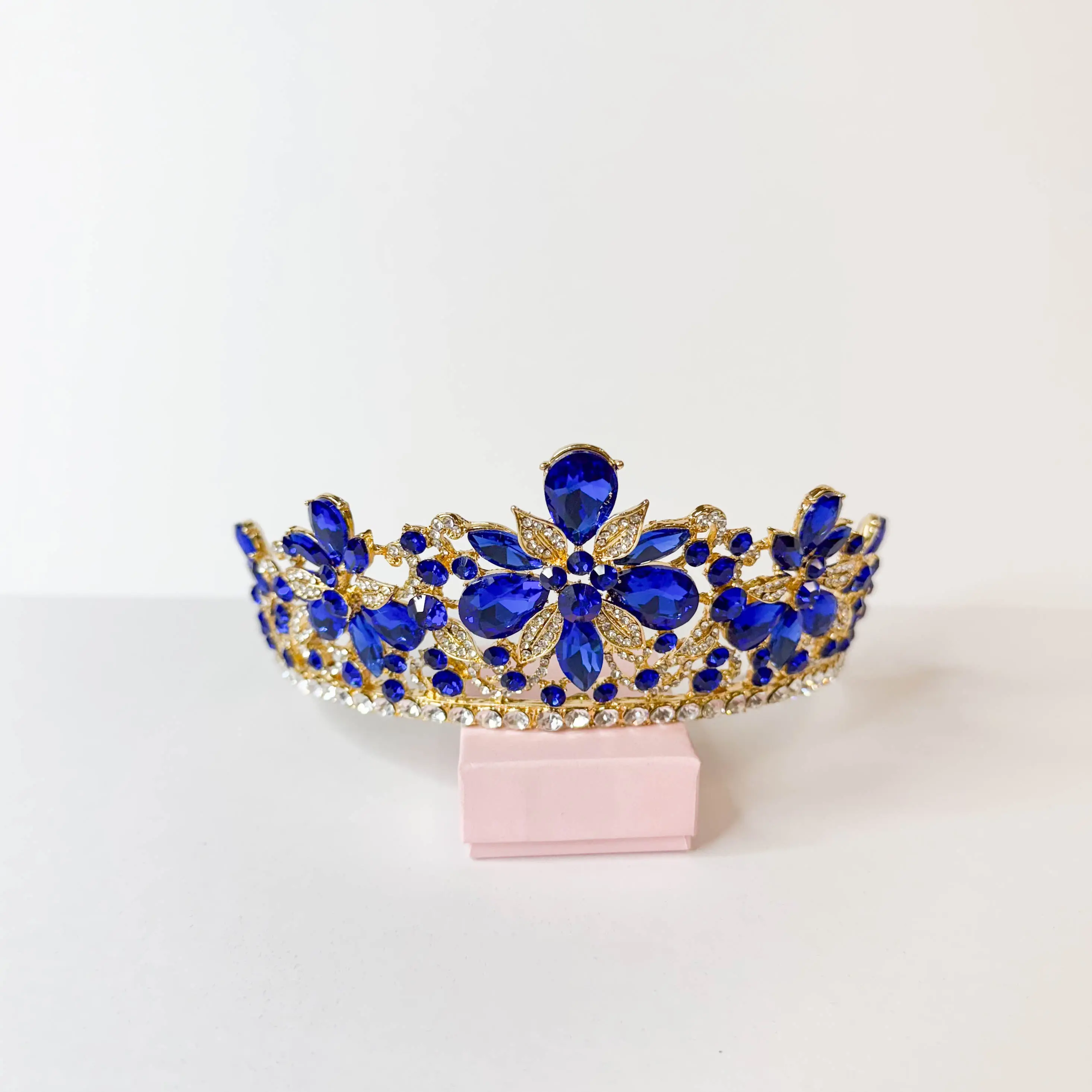 Sapphire Blue Quinceañera Tiara