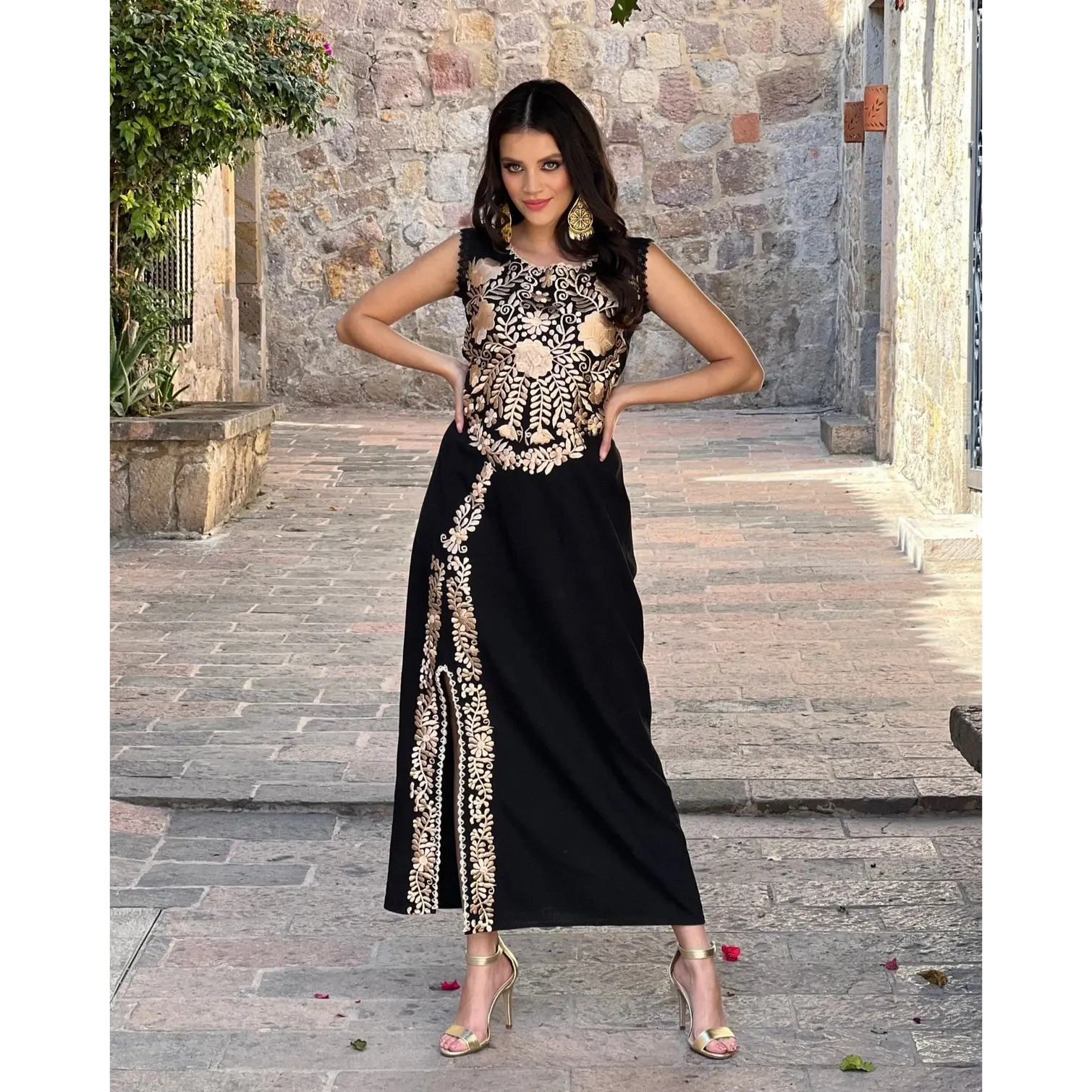 Julia Golden Dress