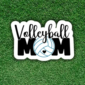 Volleyball Mom- Sticker
