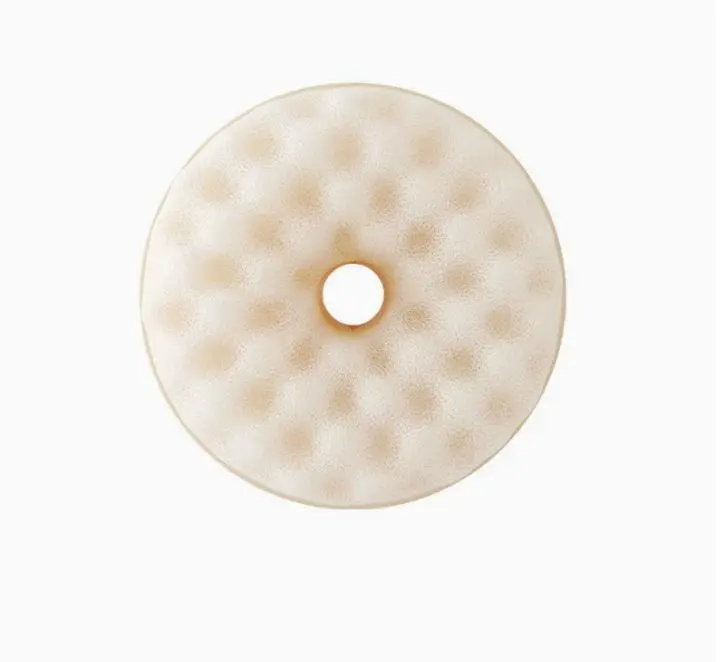 Kitchen Double-Sided Sponge Scrubber with Suction Cup, Loofah-Style Home Cleaning Cloth