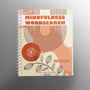 Mindfulness Wordsearch Spiral-Bound Book for Balance, Relaxation, Mental Clarity, and Quiet Moments
