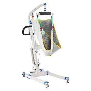 VEVOR Electric Patient Lift, Folding Patient Transfer Lift with U-Shaped Sling, Height Width Adjustable Medical Transfer Assist with 4 Wheels Handle Controller for Disabled Bedridden, 400LBSVEVOR Super Brand Day