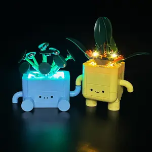 Lego LED Lighting Kit for Happy Plants Set 10349, Enhance Your Lego Model Display, Perfect Addition for Lego Enthusiasts