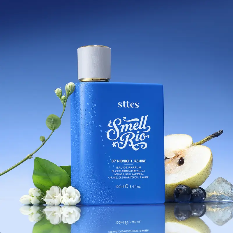 New Sttes Perfume 06# (Midnight Jasmine) – Eau de Parfum for Women – Richer Scent, Longer Lasting – Black Currant, Jasmine, Vanilla – Perfumes & Fragrances(100ml / 3.4 fl oz)