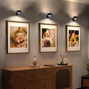 LED Wireless Picture Light with Timer, Adjustable Brightness Art Display Lamp, 3 Lighting Modes for Portraits, Wall Decor, Art Frames, Decorative Lighting