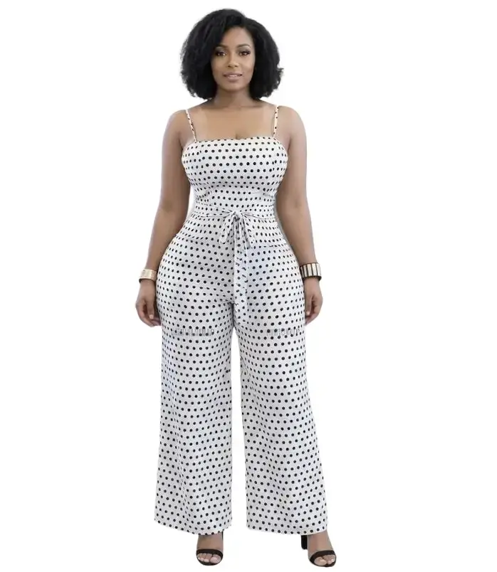 Women's Polyester Fabric Slim-Fitting Sling Overalls Jumpsuit - Casual Wide-Leg Summer Outfit for Ladies' Daily Wear, Beach Parties romper women, short sleeve, womenswear, one-piece, comfortable, elegant, woman, y2k clothes, summer vacation outfit