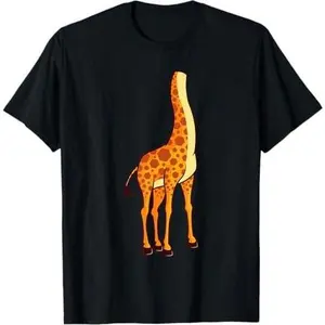 Funny Headless Giraffe Long Neck Halloween Safari Costume T-Shirt