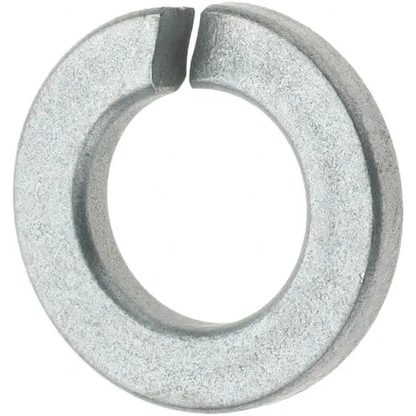 3/8 Split Lock Washer (100 Pack) Zinc Plated Steel, Meets ASME B18.21.1 by