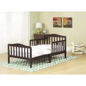 Orbelle  Contemporary Toddler Bed, Espresso