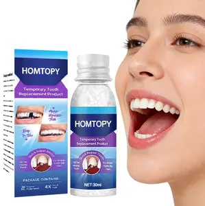 Moldable Denture Gel Granules，Temporary Filling and Tooth Repair Agent，Denture Replacement Solution for Oral Care，Oral Care Kit.