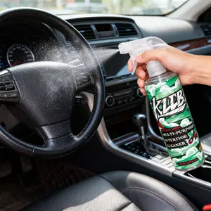 KLCB Car Spray Cleaner 250ml Quick Interior Detailer Polished Coated Anti-aging UV Protection Wheel Cleaner for Effortless Car Interior Maintenance