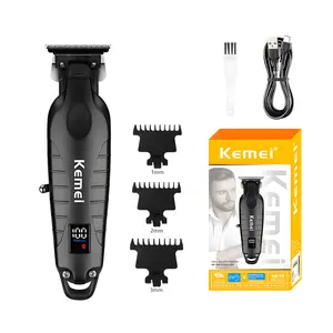 Rechargeable Electric Hair Trimmer for Men, Home & Salon Use, Professional Care Tool, Durable Design, Easy to Clean, Model Xinghao Km-2293