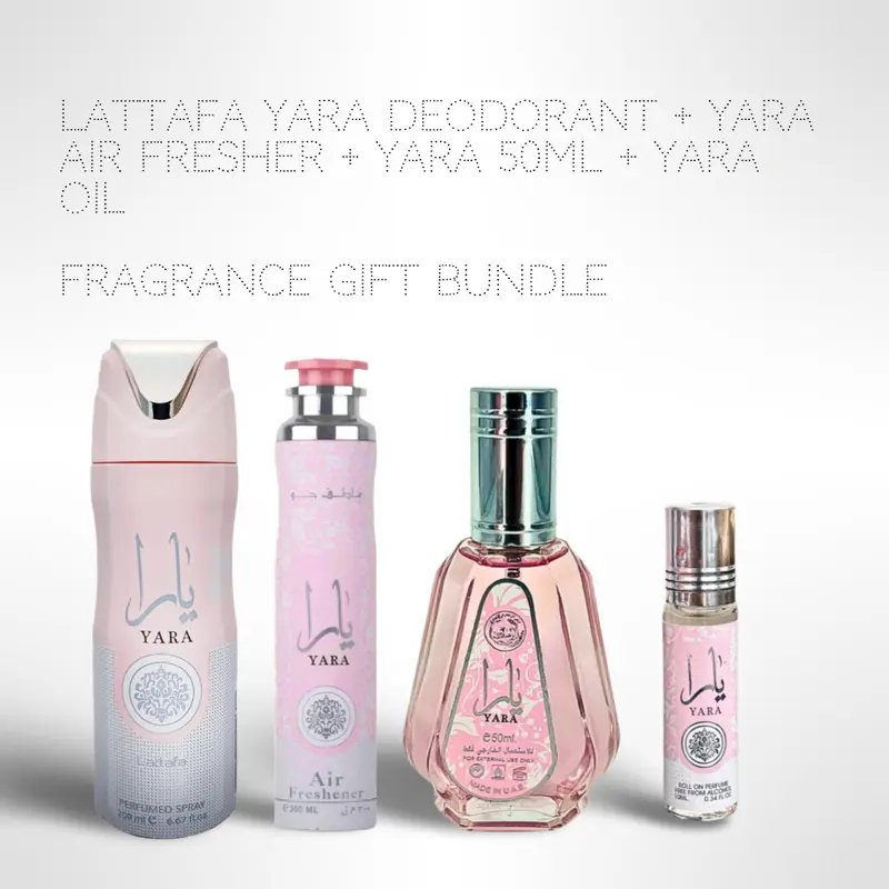Pack De 3 Crèmes Parfumées Yara Lattafa - 20g - Bois De Santal, Vanille, Ambre - Longue Tenue