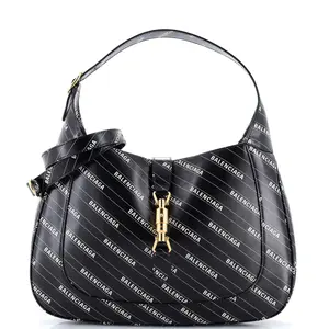 Pre-owned GUCCI Leather Shoulder Bags x Balenciaga The Hacker Project Jackie 1961 Hobo Printed Medium by Rebag