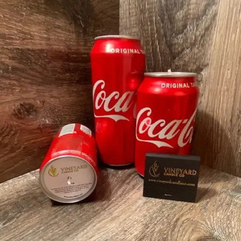 Vineyard Candle Co -Coca Cola Coke Scented Soy Wax Candle - 7.5, 12, 16oz