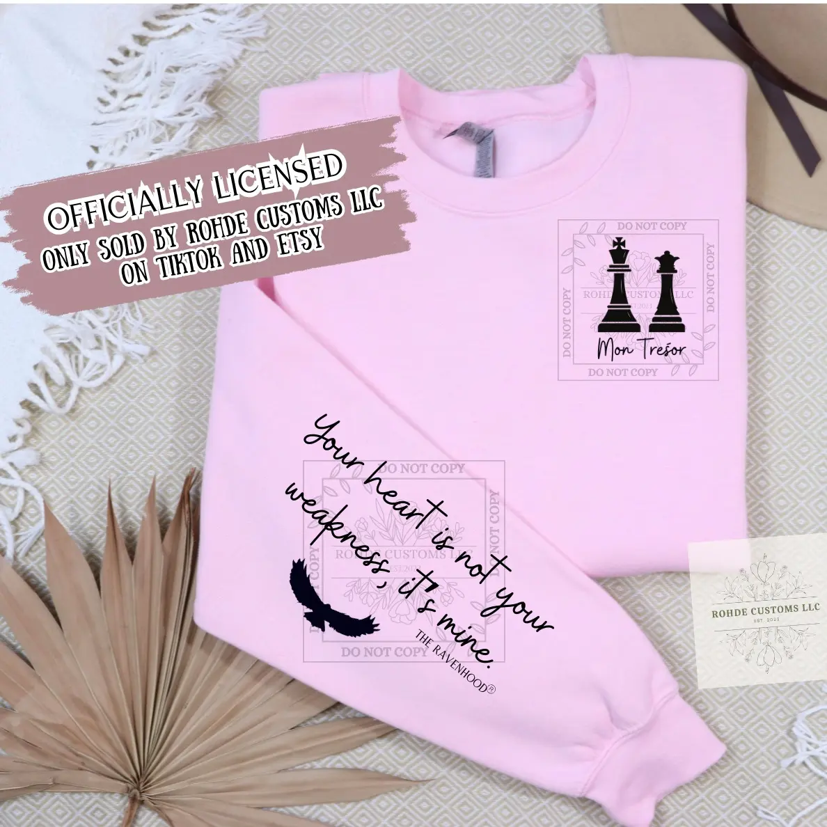 LICENSED Tobias king Ravenhood series sweatshirt LICENSED Tobias king Ravenhood series sweatshirt