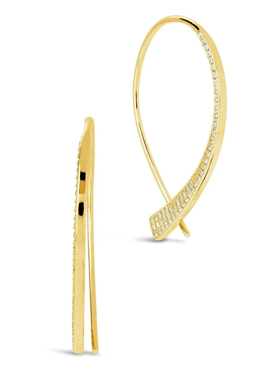 Carlotta CZ Threader Earrings Carlotta CZ Threader Earrings