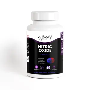 Nitric Oxide Capsules | Circulation & Muscle Support | Fitness Performance Formula