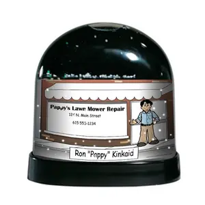 Storefront, Male - NTT Personalized Snow Globe