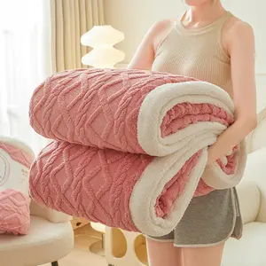 1pc Sherpa Weighted Blanket 7lbs for All Season Warm, and Thickened Calm Blanket for Ultimate Comfort and Better Sleep FurRabbit