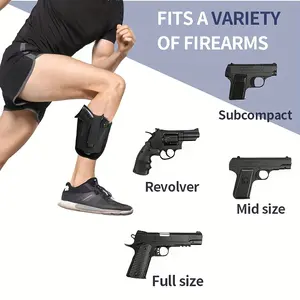 Fast & Silent Draw Ankle Holster for 380 and 9mm Pistols - Comfortable, Durable, and Fits Multiple Models: SIG P365, P238, Ruger LCP 380, LC9, EC9s, G-Series 26, 42, 43, Hellcat, Bodyguard 380, M&P Shield & 9mm 22 LR