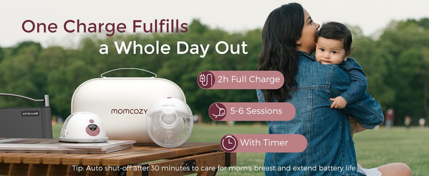 Momcozy Breast Pump Hands Free M5 & Momcozy Breastmilk Storing Bags 50pcs