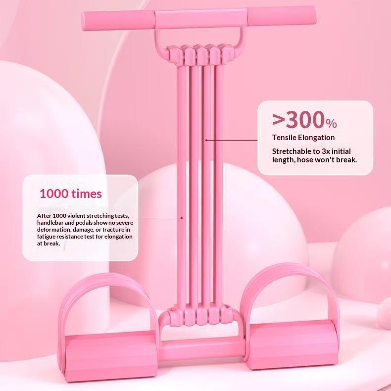 Multifunction Tension Rope, 8-Tube Elastic Yoga Pedal Puller Resistance Band, Elastic Pull Rope Fitness, Full-Body Workout atHome Gym, Exercise Sit-up, Yoga, Abdominal Training