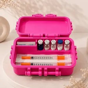 Portable Peptide & Insulin Storage Case – Travel Organizer for Vials, Syringes and Medication Supplies
