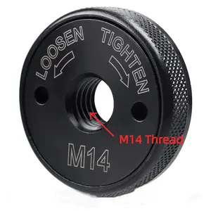 Universal Quick Change Lock Nut M14, Zero Tool Quick Change, Industrial Steel Non-Slip Grip
