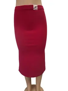 Rose of Power Long Skirt - Red Fashionable Design As Shown in Image Perfect for Unique Style Choices