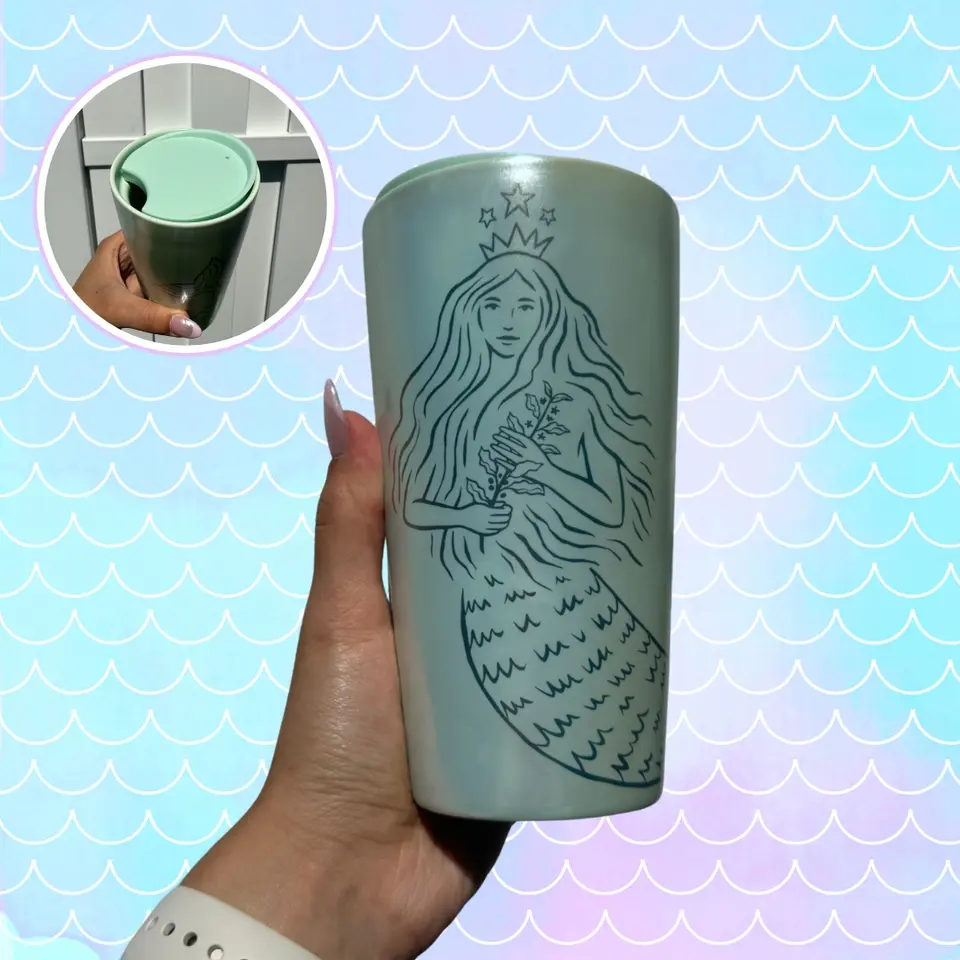 2022 Mermaid 50th anniversary ceramic Tumbler