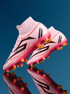 New Football Shoes Ag Fg Long Studs Professional Competition Training Indoor Outdoor Lawn Football Field Boots Soccer Boots Soccer Cleats Adult Breathable Lightweight Classic