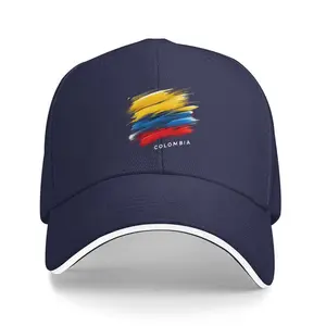 S&H Colombia Flag Baseball Cap - Adjustable Snapback Trucker Hat, Lightweight Polyester Fiber, Unisex Casual Summer Sports Hat, Perfect for Outdoor Activities, Parties, and Gifts