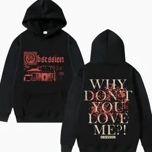 Obsession 2026 Horror Hoodie Vintage Gothic Movie Streetwear Aesthetic Graphic Pullove women men Trendy Sweatshirts Clothing Y2K 5R5
