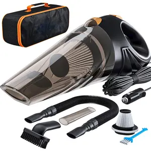 Car Vacuum Cleaner Car Accessories Small 12V High Power Handheld Portable Car Vacuum Cord & Bag Detailing Kit Essentials For Travel, RV Camper