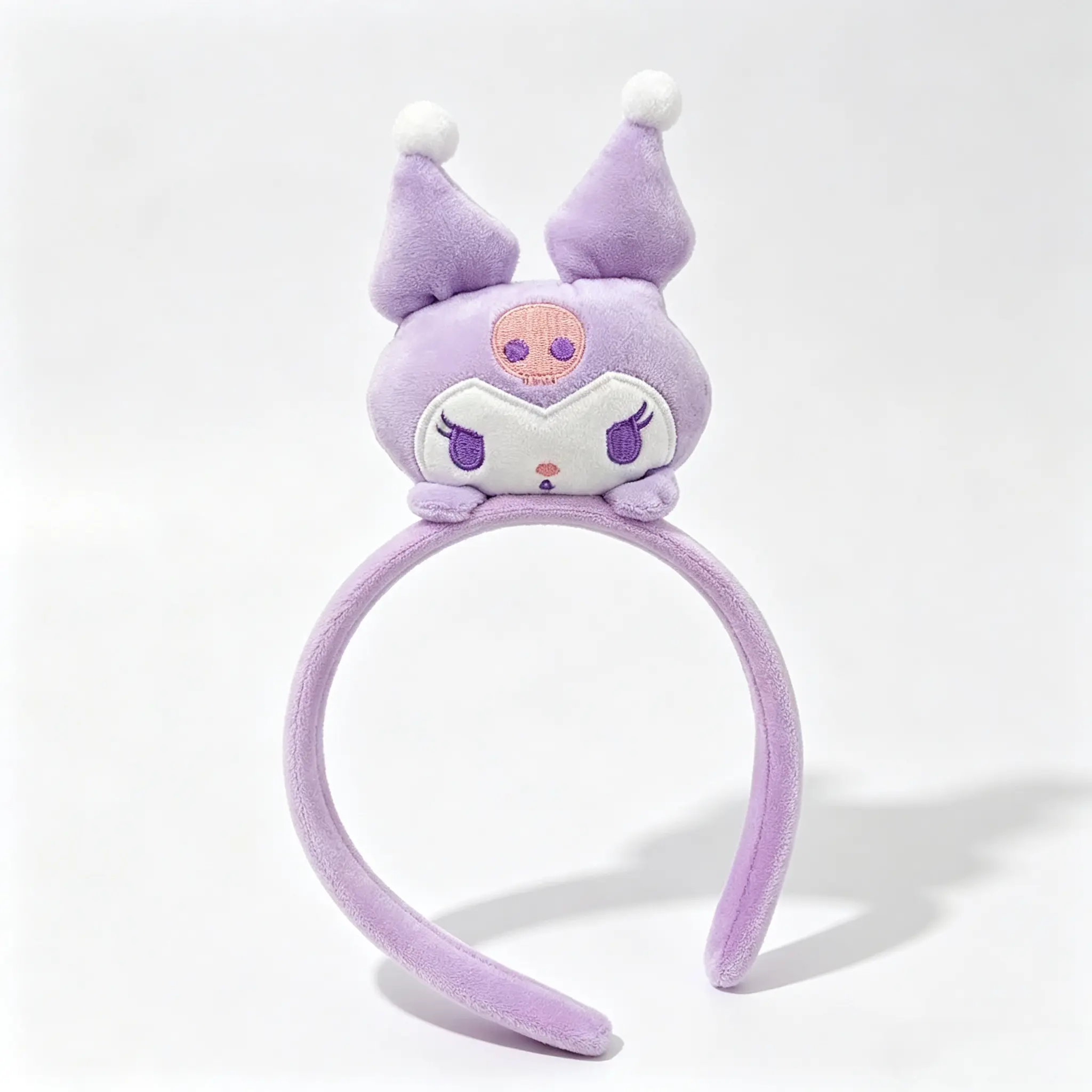 Sanrio 3D Cartoon Plush Headband, Soft Home Decor Ornament for Animation Enthusiasts, Casual Self-Care Routines Use