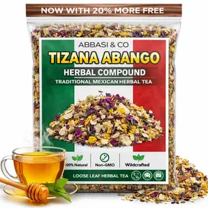 5oz Compuesto de Tizana Abango Herbal Compound Tea with Chamomile,Eucalyptus, Turmeric, & Bougainvillea Mixture for Warm herbal relief – Té para Bienestar de Invierno IMPORTED FROM MEXICO