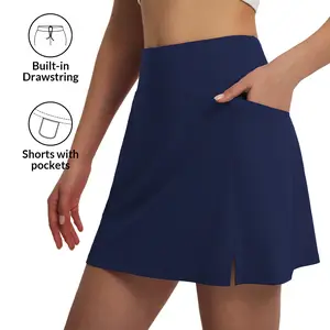 baleaf Women's 16" Golf Skorts Skirts 5 Pockets High Waisted Stretchy Tennis Skirt Athletic Workout Running Lounge Daily Dance Dress