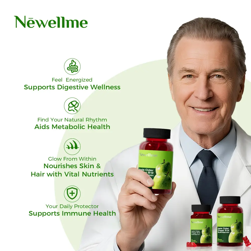 Apple cider Vinegar Gummy Energy and Gut Health - supports digestion, detoxification and cleansing - B12 is an edible supplement