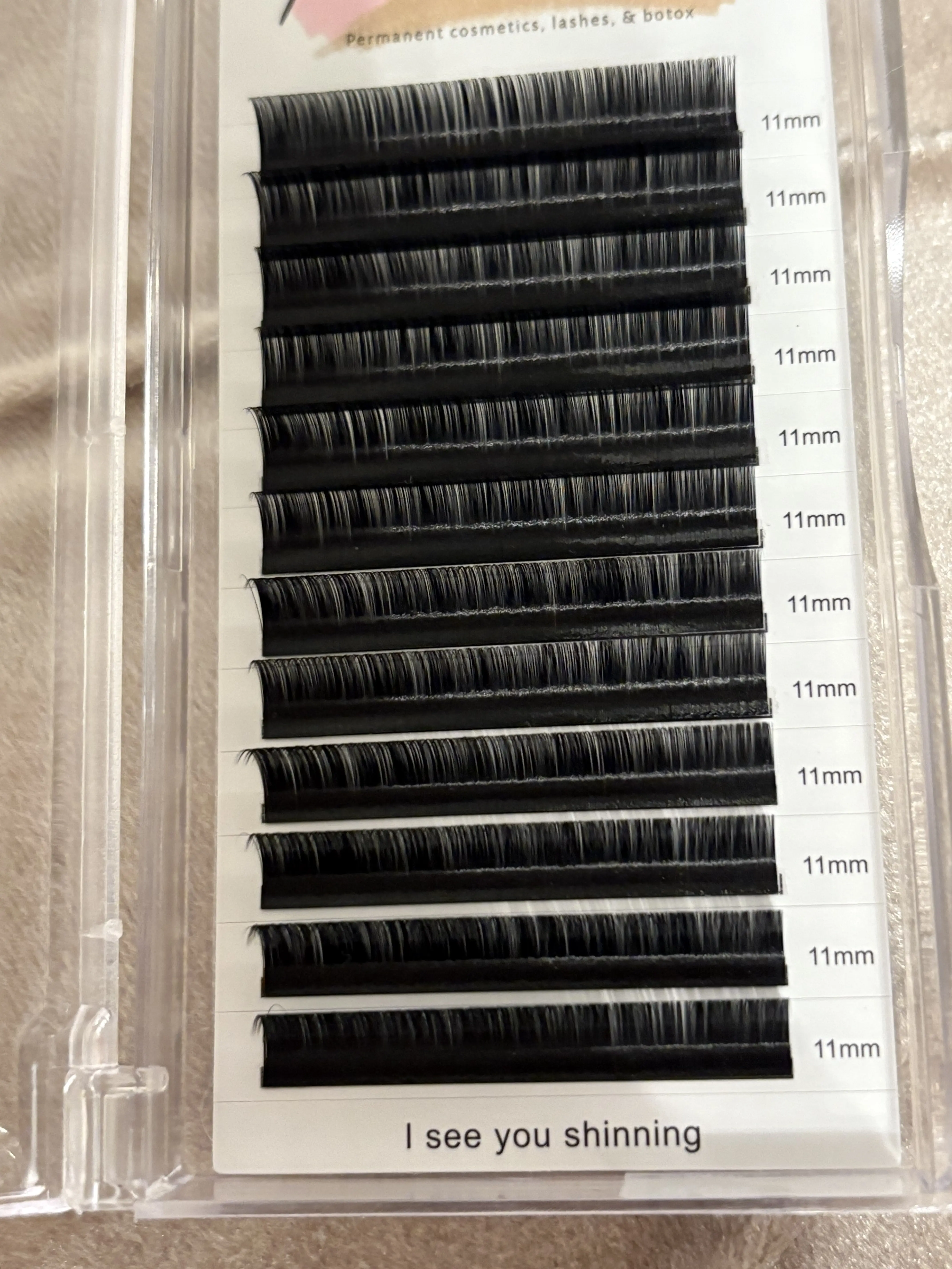 Premier Beauty eyelash extension for professional individual eyelash extensions 12mm .05 D curl Eyelashes Extensions Lightweight Cosmetic Makeup