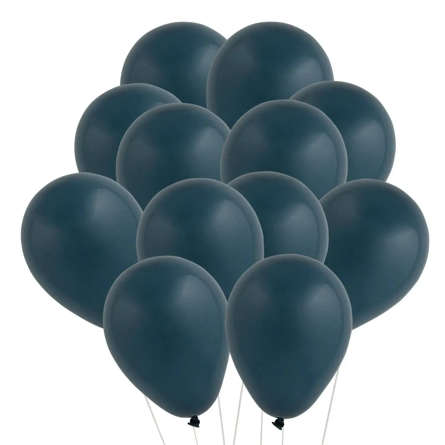 Tuftex Matte 5" Natural Latex Balloons, Bulk 50 Pcs, Backdrop, Multicolor