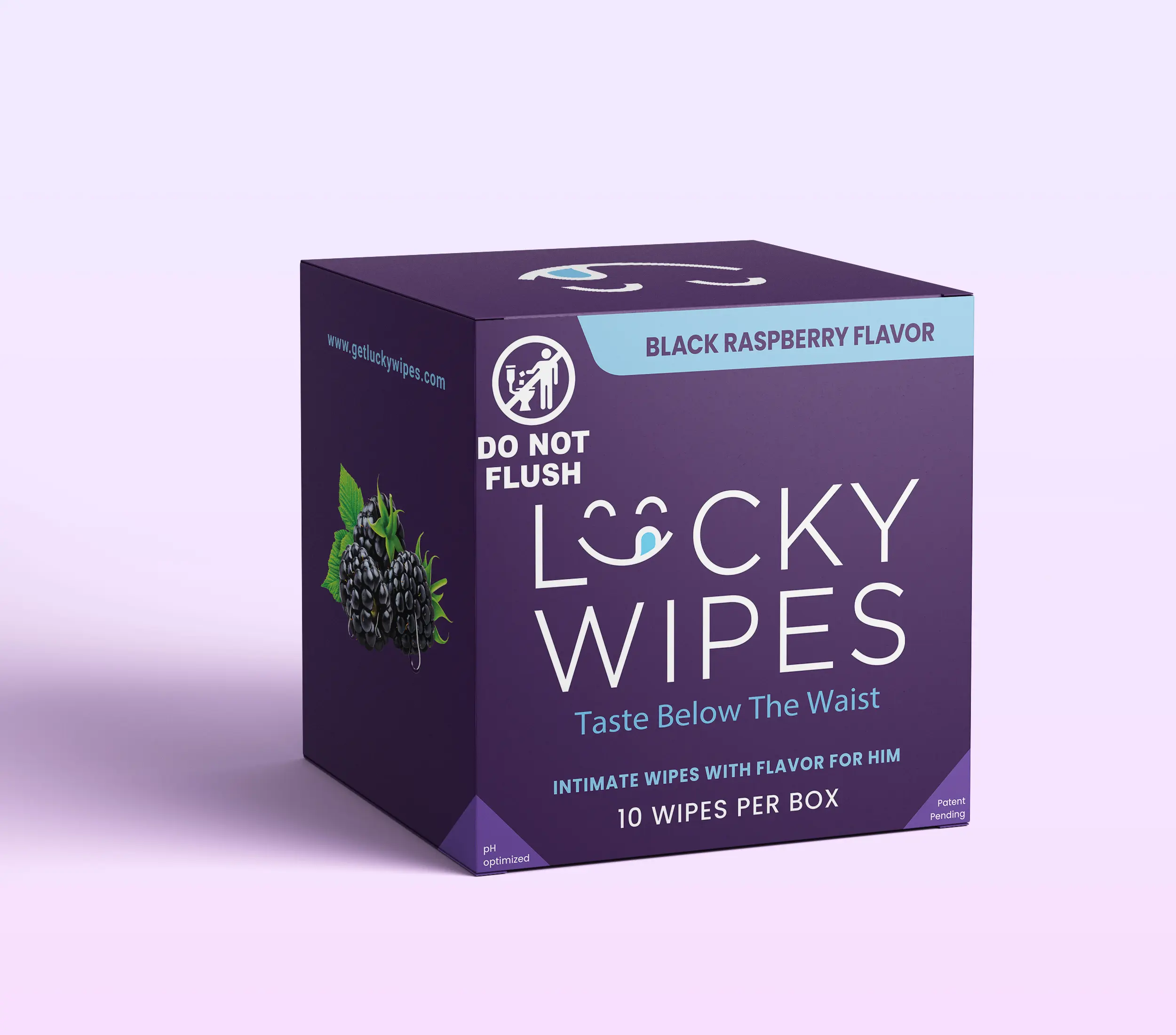 NEW RELEASE Black Raspberry Flavored Lucky Wipes For Men