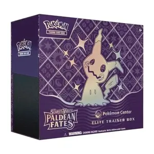 Pokemon Scarlet and Violet - Paldean Fates Pokemon Center Elite Trainer Box Trading Cards