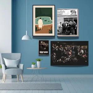 Set Of The Sopranos Poster, Multi-Color Artwork for Home Decor, Gift for Fans, Vintage Style Wall Art, Birthday and Holiday Decoration