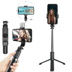 Remote Selfie Stick Tripod Phone Desktop Stand Desk Holder For iPhone/Samsung