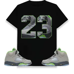 Unisex T-shirt to match Jordan 1 Mid Space Jam - 5 Retro Green Bean. 100% Cotton for Casual Wear. Comfortable Summer Unisex T-Shirt to match Jordan Sneaker. Streetwear Style. urban outfitters