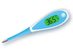 3-Mode Digital Thermometer for Healthcare, Oral Axillary Rectal Thermometer, Large Display, 10-Second Fast Accurate Reading, °C/°F Switchable, Oral Thermometer