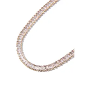 I Will Follow Necklace Large - White