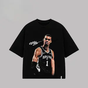 [ 🎉 100% Cotton] Victor Wembanyama Wemby 'Clutch' Graphic For Spurs Nation, Spurs Basketball Fans Apparel, Wemby Fans Basketball Streetwear Tee, Gift For Basketball Fan Graphic Tee