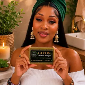 Giyon Savon Majik Haitian Voodoo Hoodoo Spiritual Soap Handmade with Sacred Herbs Essential Oils Natural Ingredients for Purifying Experience